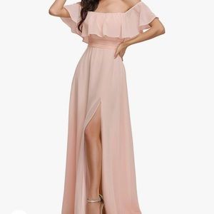 Formal pink bridesmaid dress. Size 16
